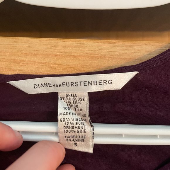 DVF Purple Noelle Dress - Picture 4 of 10